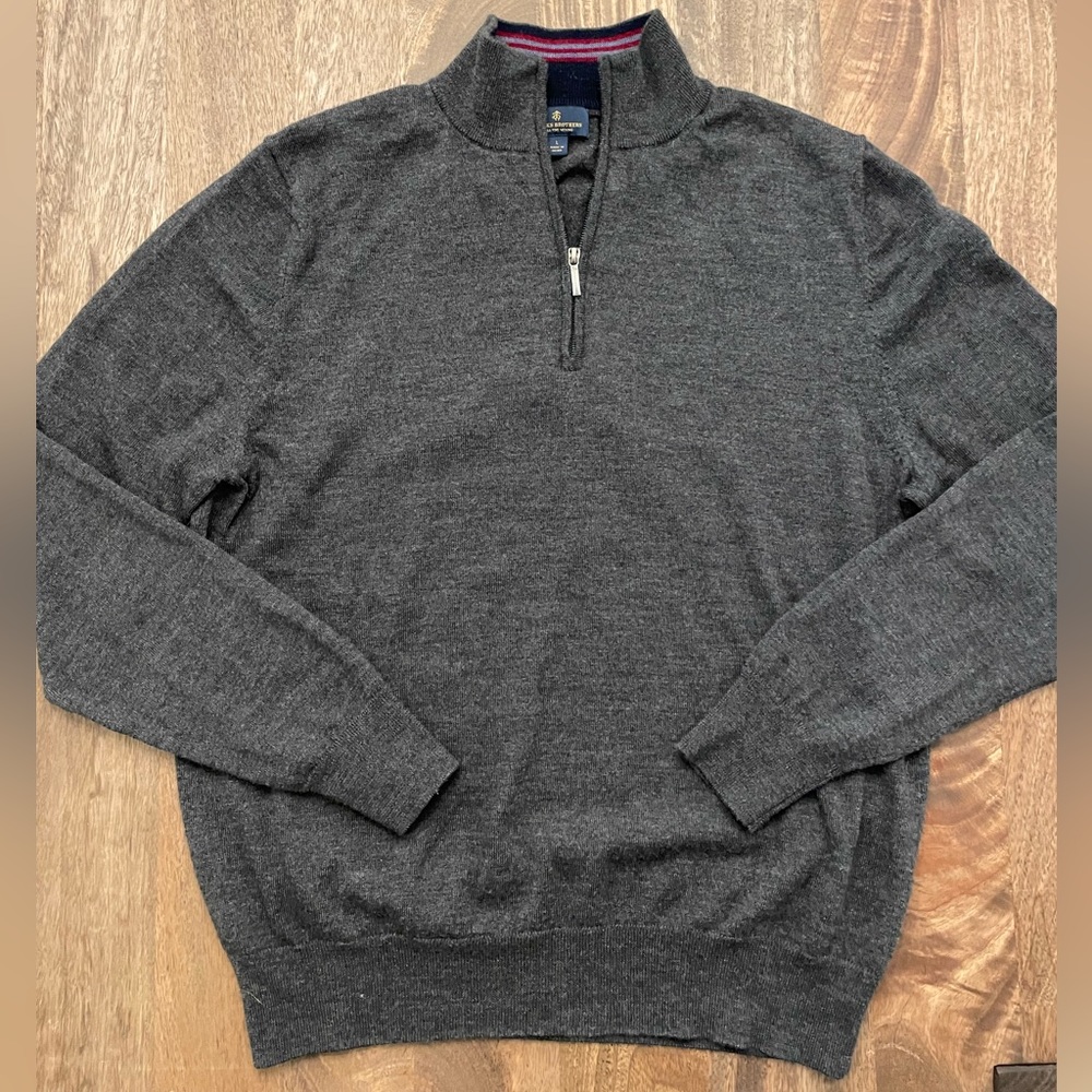 Brooks Brother’s Extra Fine Merino 1/4 Zip - Picture 2 of 4